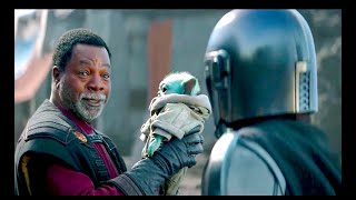 Carl Weathers & Pedro Pascal in The Mandalorian (2019) Chapter 12 The Siege HD 1080p60