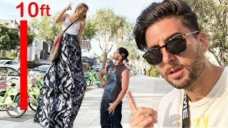 10 FOOT TALL GIRL PRANK!