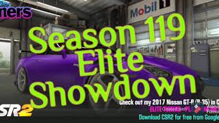 CSR RACING 2|SEASON 119|ELITE SHOWDOWN|TOP 5 FASTEST CARS😎