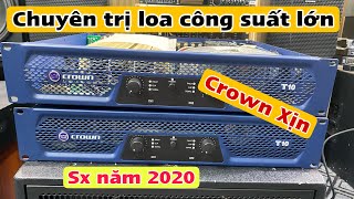 Giảm 500k đẩy Crown Bãi Mỹ xịn chuyên đánh loa công suất lớn... crown T10 -1000w by Harman