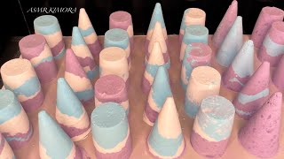 ASMR Baking Soda | Purple, Blue & White Crush | Crispy & Crunchy | #oddlysatisfying #relaxing