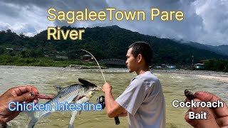 Pare ❤️River Different Bait Mahseer🐟, Fishing north east India// Water level too high😉Weather