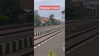 LINTASAN STASIUN CIAWI #keretaapi #kaiacces #train #stasiun #railway #perjalanan #railfan #shorts