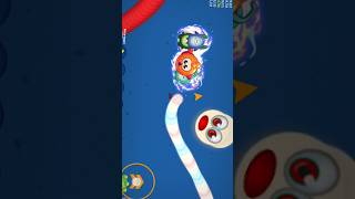 WORM ZONE IO BEST TRAP #125#wormszone #viral #gaming