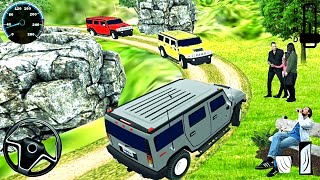 Offroad Jeep Driving Game 2020 - SUV 4x4 Uphill Red Taxi Racing - Android GamePlay