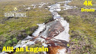 Highland Stream, Allt an Lagain, Loch Eriboll - DJI AIR3 4K video 60fps