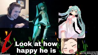 xQc reacts【Hatsune Miku】 World is Mine / ryo（supercell）【初音ミク】