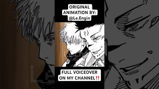 ORIGINAL ANIMATION BY: @LeEngin_ ​⁠ , FULL VIDEO ON MY CHANNEL‼️ #jujutsukaisen #jjk #anime #gojo