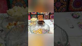 #shorts 1 minute street style black chickpea salad with chutney | کالے چنے کی چاٹ|rich protein salad