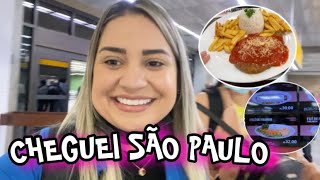 CHEGUEI EM SP + ALMOÇO NO AEROPORTO