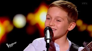 Les Champs Elysées de Joe Dassin par Ethan Chanelles lors de The Voice Kids 2024