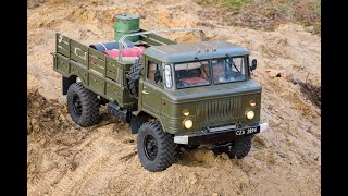 Cross RC GC4 ГАЗ 66 (Gaz 66)  - autumn forest off-road