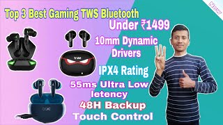 Top  3 Best Calling & Gaming Earbuds Jyada Battery Backup IPX4 Rating TypeC Boat 181 Truke BGT 3