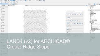 Create Ridge Slope | LAND4 for ARCHICAD®