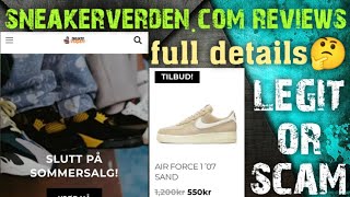 sneakerverden com reviews | sneakerverden.com legit or scam | sneakerverden real or fake