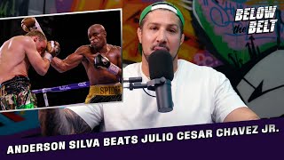 Anderson Silva Beats Julio Cesar Chavez Jr. (Reaction) | BELOW THE BELT with Brendan Schaub