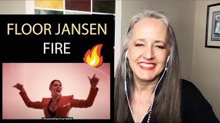 Voice Teacher Reaction to Floor Jansen - Fire (Official Music Video)