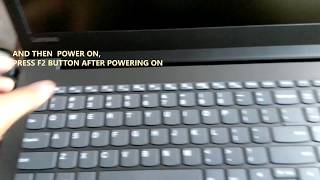 Lenovo Ideapad 320 Laptop | USB Boot & windows 10 installation