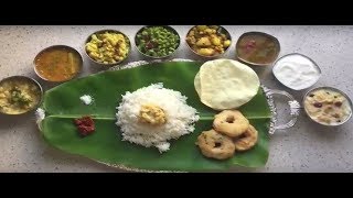 South Indian Thali/ Meal Without Onion And Garlic | 11 items!