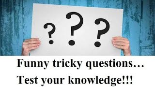 20 best tricky questions🤓... If you can answer these, then you're a genius #youtube #trickyriddles