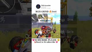 Bgis Grind 🔥1vs4 #bgmi #pubgmobile #viralvideo #viralshorts #bgmilive#trending