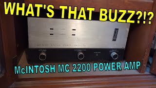 FAILED filter cap on this MONSTER of an amp! McIntosh MC 2200