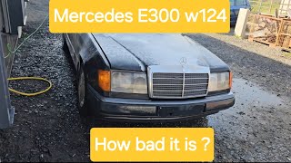 This is everything wrong with my 9 years abandoned Mercedes E300 w124!