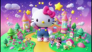 Title: Hello Kitty’s Star Garden | Cartoon Nursery Kids Music | Dreamy Rhymes Songs with Lyrics