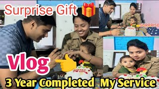 3 YEARS COMPLETED MY SERVICE UP POLICE CONSTABLE | SURPRISE GIFT BHI Mila ✅😘😘