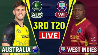 live T20 match||Australia Vs West Indies 3rd t20 match live today 2024||WI VS AUS live t20 live