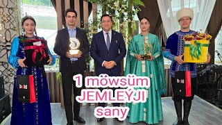 SAZLAŞYK 1 möwsümiň JEMLEÝJI sany