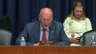 Griffith Questions Witnesses at Energy Subcommittee Hearing on High Energy Prices and Expected Rises