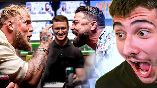 Reacting To Jake Paul vs. Mike Perry - MVP Face 2 Face