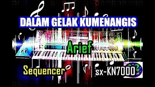 Arief - Dalam Gelak Ku Menangis | Nada Rendah [Karaoke] | sx-KN7000