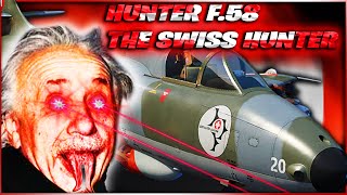 War Thunder - Hunter F.58 *New* (7 Kills) "Swiss Terminator" Live Gameplay [1440p]