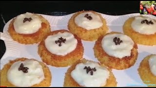 بسبوسات فرديين😋😋 بكريمة لذيذة ورائعة المذاق اقتصاديين بمقادير جد مضبوطة 👌