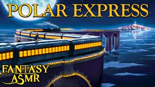 🚂 Ambience ASMR | Polar Express 🌨 Steamtrain, Snowstorm  (❄️ Polar Express inspired ASMR ❄️)