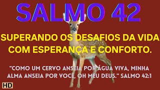 (UHD) SALMO 42🔥SUPERANDO OS DESAFIOS DA VIDA COM ESPERANÇA E CONFORTO.