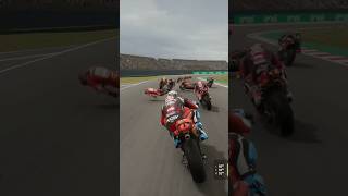 BIG CRASH IN MISANO! #motogp24 #motogp #shorts #racing