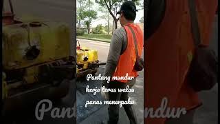 Maju terus pantang mundur walaupun panas menerpaku #shorts #kerjakeras