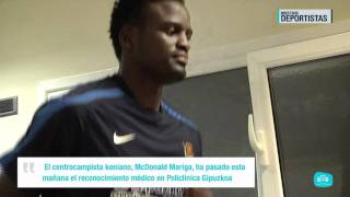 Reconocimiento médico McDonald Mariga Real Sociedad en Policlínica Gipuzkoa mpg