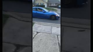 Crazy Maserati drives through neighborhood! #shorts #car