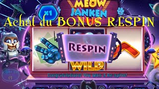 LA REMONTADA ? Avec les achats de bonus respins sur la Slot MEOW VS JANKEN