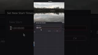 Як зробити час на таймлайні з нуля в DaVinci?