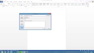 Adding email address with subject in Word 2013