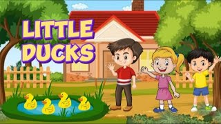 Little ducks | nursery rhymes | kids poems station