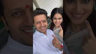 Riteish Deshmukh with His Beautiful Wife Genelia #riteshdeshmukh #genelia #ytshorts #reels #srk