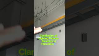 Clarifying Lighting Fixtures elev at Telco Room #clarification #elevation #building #construction