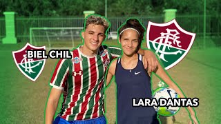 JOGO DA VELHA NO FUTEBOL COM LARA DANTAS!