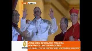 Habemus Papam: We have a Pope: takes the name Francesco: Cardinal Bergoglio of Argentina